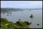 Tioga Bay seen from the bluffs (23kb)